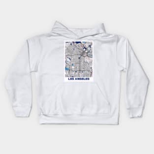 Los Angeles - Califonia MilkTea City Map Kids Hoodie